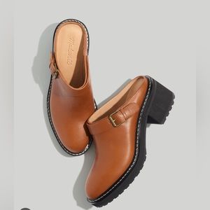 Madewell Willa Convertible-Strap Mule in English Saddle